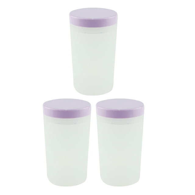 MIANGASTORE 3pcs Nail Powder Nail Gel Remover Cleaner Cup Bottle Container Beauty Tools