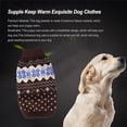 thumbnail image 3 of Methold Ropa para perros, sudor para mascotas, suministros para mascotas, chaleco transpirable para cachorros, otoño e invierno, sin hebilla, ropa de Ropa para mascotas Café S Methold PT003803-02B, 3 of 6