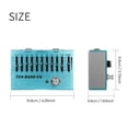 thumbnail image 4 of SA-01 Ecualizador Controlador Pedal de Guitarra Eléctrica de 10 Bandas Pedales de Ecualizador de Efecto True Bypass Piezas y Accesorios para Bajo de Guitarra, 4 of 5