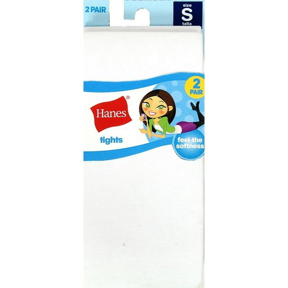 Hanes Girls Tights, 2 Pairs Stockings (Little Girls & Big Girls)