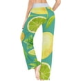 thumbnail image 5 of GZHJMY Women's Pajama Pants Lemon Comfy Stretch Sleepwear Essentials womens Lightweight Lounge Terry Pajama Pant, X-Small, 5 of 7
