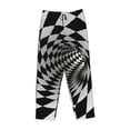 thumbnail image 4 of Haiem 3D Vortex Illusion Women's Pajama Pants Ultra Lightweight Pjs Bottoms Sleepwear Bottom Pants With Pocket Drawstring-XX-Large, 4 of 9