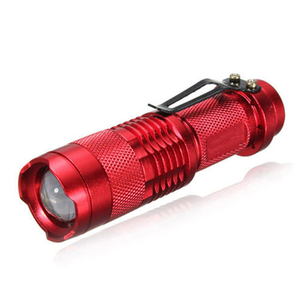 Portable Q5 LED Adjustable Zoom Focus Flashlight Torch 1200Lm Super Bright 