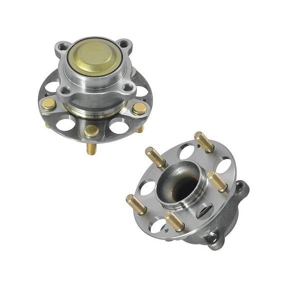 Rear Wheel Hub Assembly Set - Compatible with 2013 - 2015, 2018 - 2020 Honda Accord Gas 2014 2019