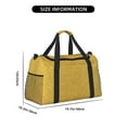 thumbnail image 4 of Hirioo Gold Shiny Hand Travel Bag for Men Women,Durable and Spacious Travel Bag with Multiple Pockets for Work, Travel, Weekend Getaways, 4 of 8