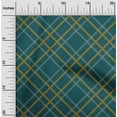 thumbnail image 1 of oneOone Cotton Poplin Fabric Tartan Check Print Sewing Fabric BTY 56 Inch Wide, 1 of 4