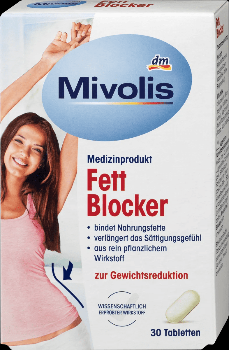 Mivolis Fat Blocker DM, 30 Tablets - German Drugstore