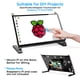 thumbnail image 2 of Pantalla ROADOM Raspberry Pi, Monitor de pantalla táctil de 10,1 pulgadas, IPS FHD 1024×600, Tacto sensible y suave, Altavoces incorporados duales, Entrada HDMI, Compatible con Raspberry Pi 5/4/3/Zero, 2 of 5