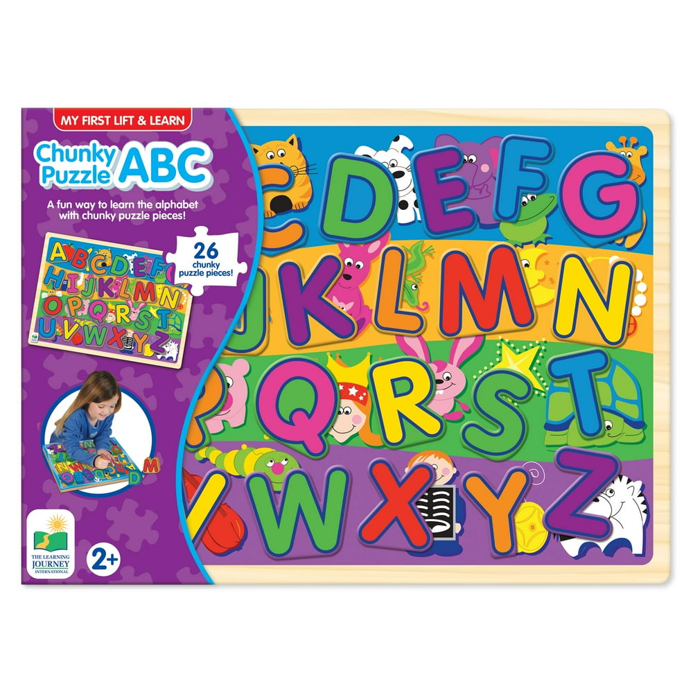 The Learning Journey My First Chunky Lift & Learn ABC Puzzle - Walmart
