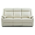 thumbnail image 5 of Glory Furniture Ward Faux Leather Double Reclining Sofa in Pearl, 5 of 6