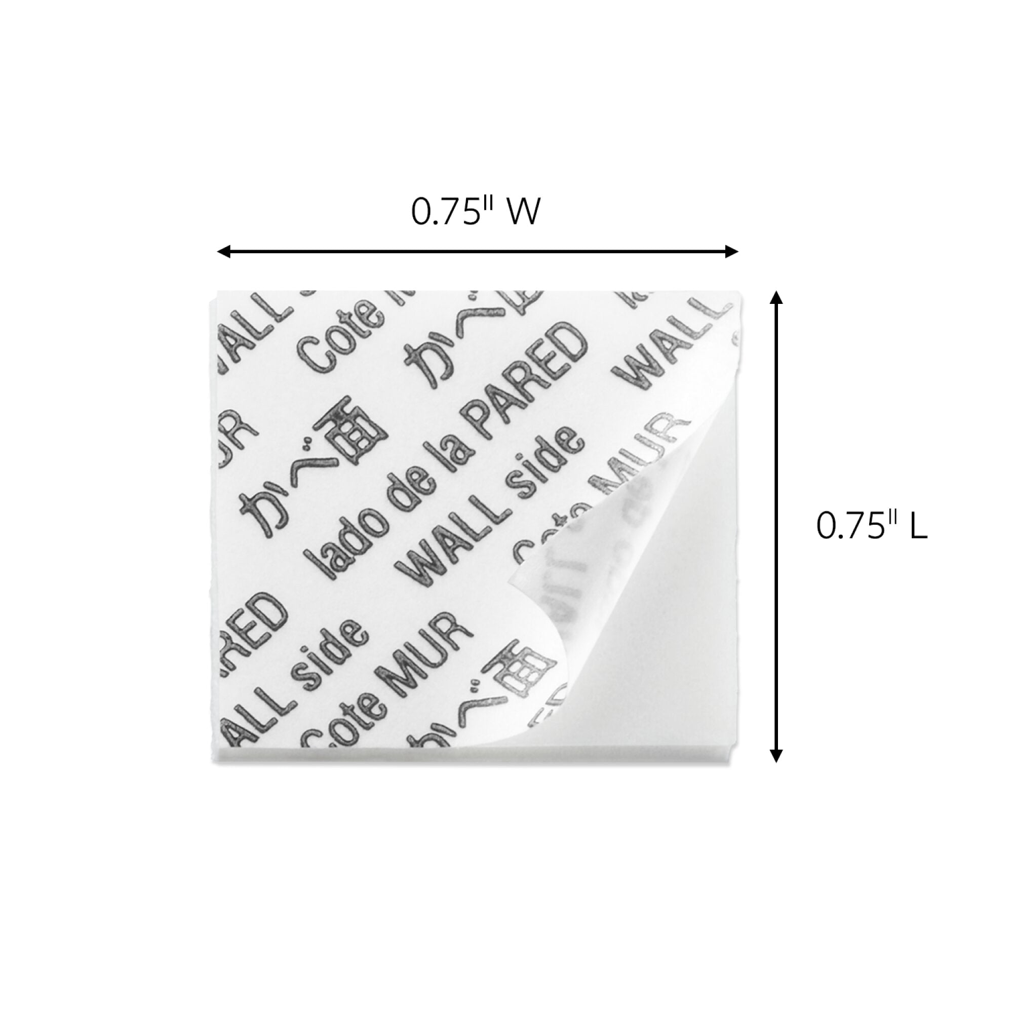 Command Adjustables Repositionable Mounting Squares 17812-48ES, 48 Squares