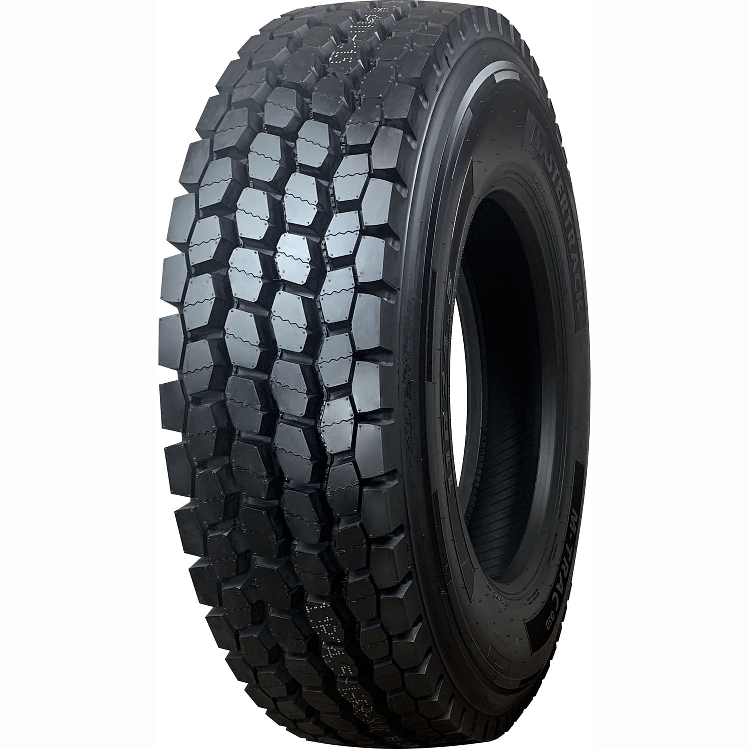 Mastertrack M-TRAC OSD 295/75R22.5 Open Shoulder Drive Position 144/141 L 14 Ply Load Range G Radial Commercial Truck Tire Mastertrack M-TRAC OSD 295/75R22.5 Open Shoulder Drive Position 144/141 L 14 Ply Load Range G Radial Commercial Truck Tire