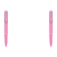 thumbnail image 2 of 2Pcs Retractable Fountain Pen, Refillable Fine Point Writing Pen with Smooth Ink for Office Daily Use (5.5X0.4In, Pink), 2 of 5