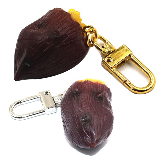 Gwong Juguete Simulación coreana tostada de patata dulce llavero llavero bolso colgante decoración regalo Gwong 30007060