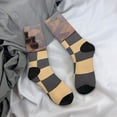thumbnail image 5 of Fuzoiu Chess Board With Pawns Print Athletic Crew Socks for Men & Women,Casual Crew Socks,Above Ankle Crew Socks for Business, Casual, 5 of 6