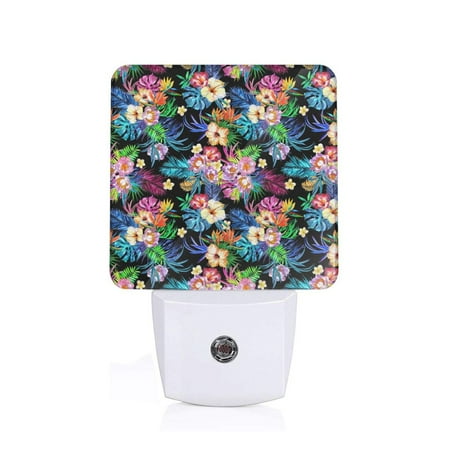 

Sigee Colorful Flowers for Night Lights Plug into Wall Dusk to Dawn Sensor Warm White Led Night Light 0.5W for Kid Hallway