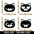 thumbnail image 2 of Round Cat Side Love Eyes Bored Tired Rubber Stamp Set for Scrapbooking Crafting Stamping - Medium 1 Inch, 2 of 7