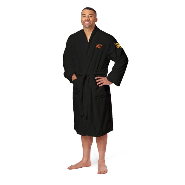 Bata de Baño Northwest NFL Washington Commanders T/L Negro