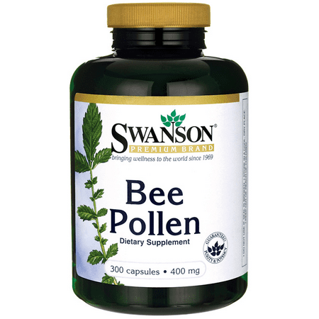 Swanson Bee Pollen 400 mg 300 Caps (Best Bee Pollen Pills)
