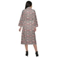 thumbnail image 3 of Moomaya Printed WoMen's Robe Dressing Gown With Pockets Bath Robe Girls, 3 of 6