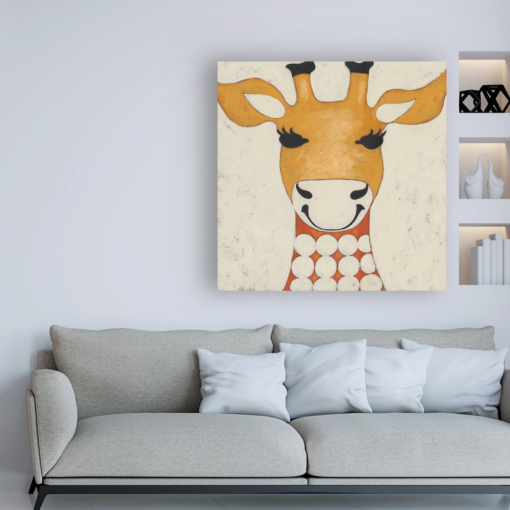 Trademark Fine Art 'Zoo Portrait IV' Canvas Art by Chariklia Zarris