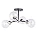 thumbnail image 3 of Vaxcel Orbit 20" 4-Light Semi Flush Mount Ceiling Light C0133 Oil Rubbed Bronze, 3 of 10