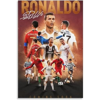 CR7 Cristiano Ronaldo Juventus FC Sports Soccer Poster 24in x 36in :  : Home & Kitchen