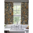 thumbnail image 2 of Boho Floral Sheer Curtains 72 Inch Length 2 Panels Set, Vintage Botanical Paisley Flower Voile Window Treatment Rod Pocket Curtains Sheers Drapes for Bedroom/Living Room/Kitchen 52"x72"x2, 2 of 7