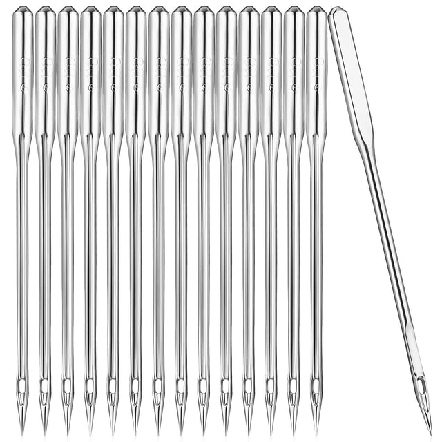 OULII 100Pcs Universal Sewing Machine Needles Metal Construction for Efficient Fabric Stitching