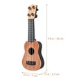 thumbnail image 2 of MOVTOTOP Miniature Ukulele Toy Small Plastic Ukulele Guitar Model Musical Toy Instruments Simulated Ukulele Toy, 2 of 6