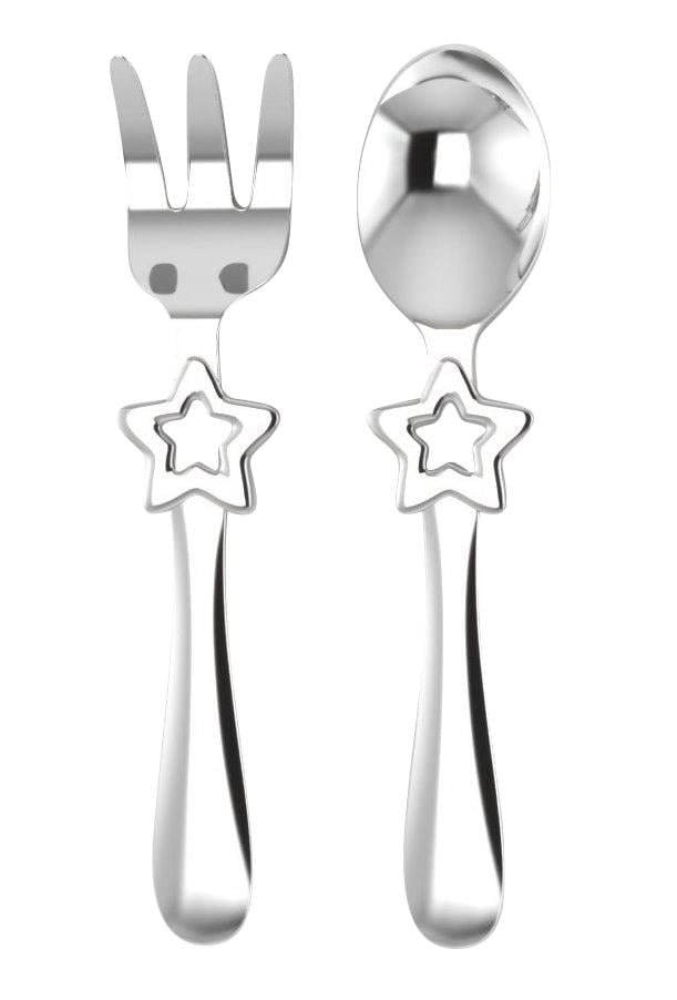 silver plated baby spoon