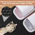 thumbnail image 3 of AIR-Extra Large Cat Litter Mat 90 X 60 cm Kitty Litter Trapping Mat for Litter Box - Honeycomb Black Hole Design - Waterproof, Urine Proof Trapper - Scatter Control, Easy Clean Rug for Litter Tray, 3 of 4
