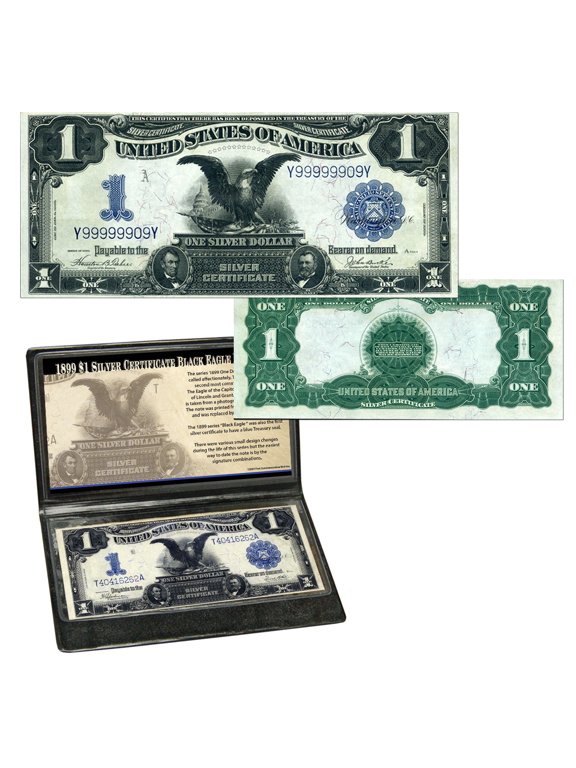 Collectible 1899 $1 Silver Certificate Black Eagle Banknote