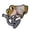 QHXZ4241, variant on Cartoon Frogs Chemist Brooch with Microscope Tests Tube for Laboratory Enthusiasts