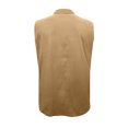 thumbnail image 5 of Nnhblu Men Polyester Short Sleeve Turndown collar Casual Mens T Shirts Khaki XL, 5 of 5