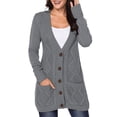 thumbnail image 3 of X Cardigan Ouvert à l'Avant pour Femmes à Manches Longues, 3 of 14