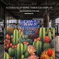 thumbnail image 3 of High Precision Body Weight Scale Smart Bathroom Scales with Large LCD Display(400lbs),Decorative for Bedroom-Seamless Pattern Of Colorful Cacti And Succulents, 3 of 4