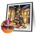 thumbnail image 2 of 5D Full Round Drill Diamond Painting DIY Christmas Tree Embroidery Xmas Art, 2 of 3
