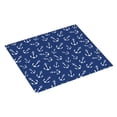 thumbnail image 2 of Xecao Nautical Anchors Print Dish Drying Mat for Kitchen Counter,Absorbent Coffee Bar Mat, Dish Drainer Rack Mats,Dining Room Decoration, 2 of 8