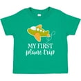 thumbnail image 3 of Inktastic My First Plane Trip Airplane Travel Boys or Girls Toddler T-Shirt, 3 of 5
