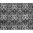 thumbnail image 5 of oneOone Polyester Lycra Black Fabric Wreath Personalized Name Dress Material Fabric Print Fabric By The Yard 56 Inch Wide, 5 of 6