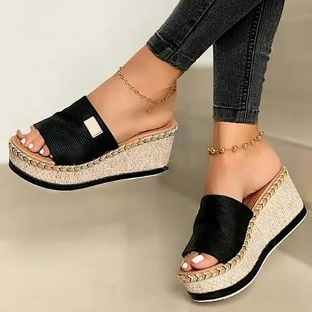 

Woman Slippers Flower Platform Colorful Ethnic Flat Shoes Woman Comfortable Casual Fashion Sandals Female Summer New Hot