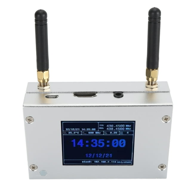 Módem de Voz Digital de Modo Múltiple, Mmdvm Dúple Módulo Hotspot Placa Pantalla de color Disipación de Calor para micro USB