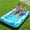 Blue, variant on Inflatable Tanning Pool Lounger Float, 70" x 46" Pool Floats Adult with Pillow, 4 in 1 Suntan Tub Raft Floatie,Sunbathing Bed Lounge, Blue