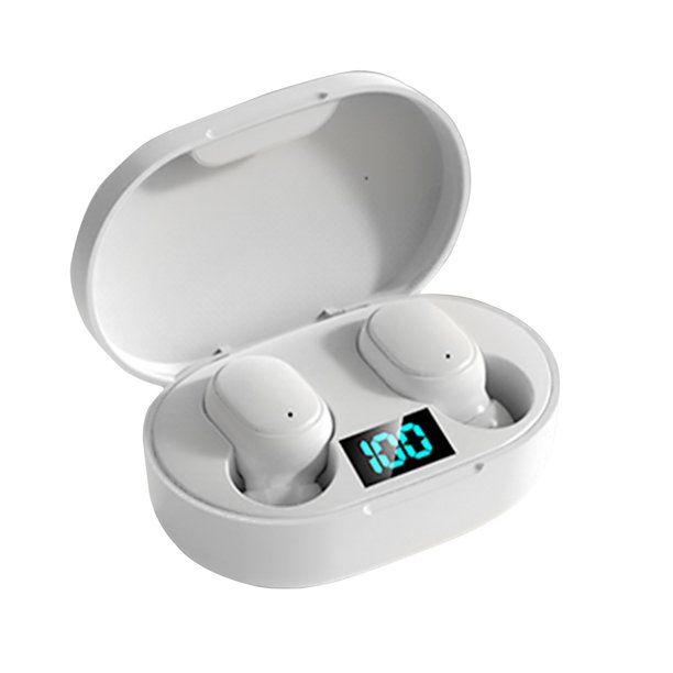 E6S BT5.1 Auriculares inalámbricos 6D HiFi Stero Sonido IPX4 a prueba de agua