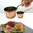 thumbnail image 5 of Mini Sauce Pan Copper Stainless Steel Butter Warmer Pan Coffee Milk Warmer Mini Butter Melting Pot Small Multipurpose Use for Home Kitchen or Restaurant, 5 of 6