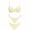 #0379-Yellow, variant on Pounoo Womens High Waisted Bikini Sets Plus Size Wide Strap Twist Front Tops High Waisted Bottoms Two Piece Tummy Control Breathable Swimwear Gift