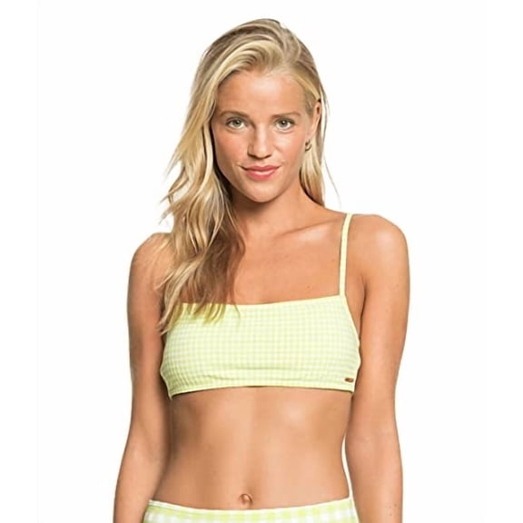 Roxy Beautiful Sun Braelette Bandeau Limeade Small Castle LG