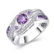 thumbnail image 1 of sweethay Anillo de cobre con diamantes de imitación para mujer, anillo decorativo con forma de corazón, anillos de banquete de fiesta Ropa, zapatos y accesorios Miscelánea Tamaño 10, 1 of 6