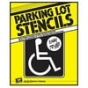 Hy-Ko Handicapped Parking Lot Stencil PLS-10